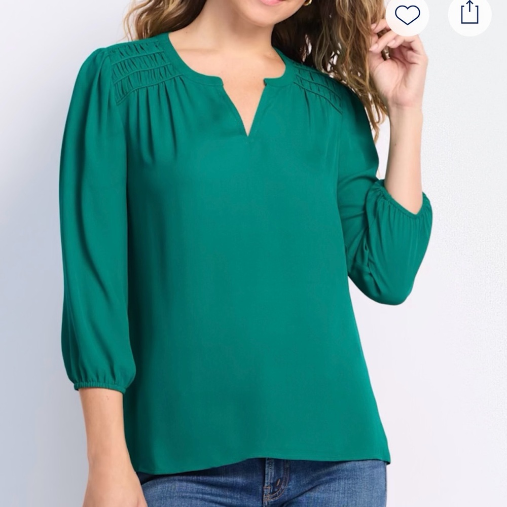 Daniel Rainn Green Blouse